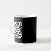 Trump 2024 QR 4547 T-shirt Trump Dancing Code Kled Koffiemok (Voorkant links)