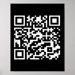 Trump 2024 QR 4547 T-shirt Trump Dancing Code Poster