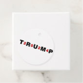 Trump 2024 Red Bedankjes Labels (In situ)