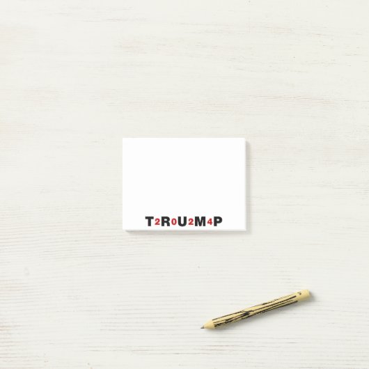Trump 2024 Red Post-it® Notes (Op bureau)
