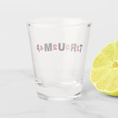 Trump 2024 Red Shot Glas (Achterkant)