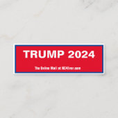 TRUMP 2024 RED WAVE 2022 MINI CARTE DE VISITE (Devant)