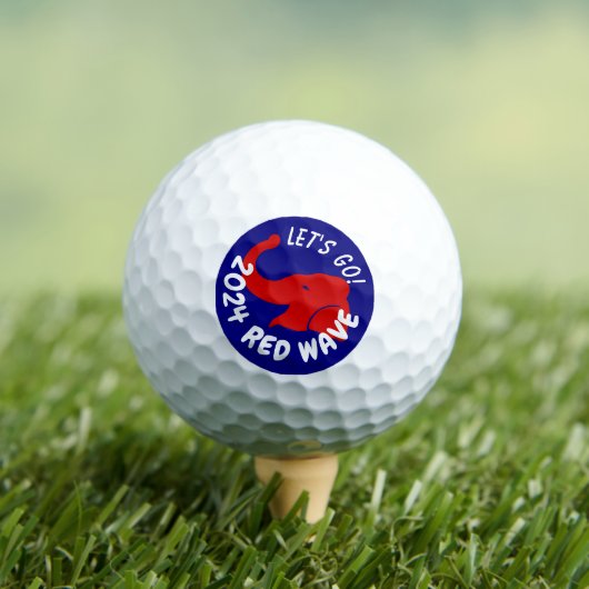 TRUMP 2024 RED WAVE LET'S GO GOLFBALLEN (Insitu Shirt)