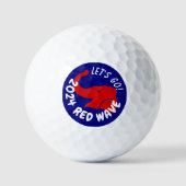 TRUMP 2024 RED WAVE LET'S GO GOLFBALLEN (Voorkant)