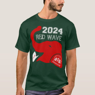 TRUMP 2024 RED WAVE T-SHIRT