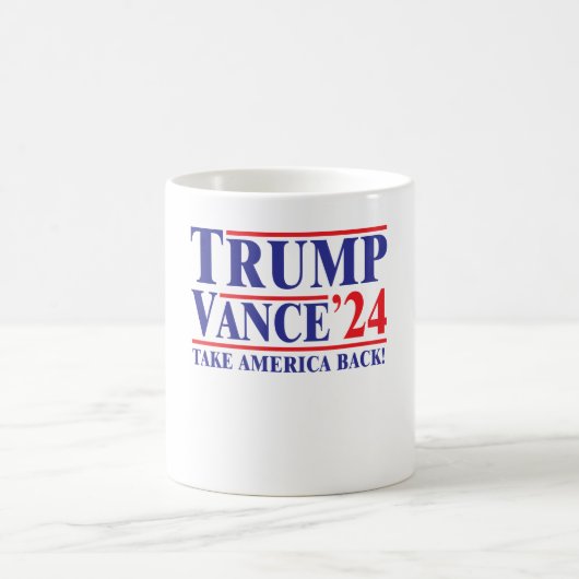 Trump 2024 "Reprenez l'Amérique" café Mug (Centre)