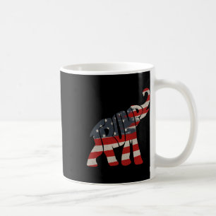Trump 2024 Republikeinse Olifant Trump Supporter Koffiemok