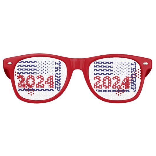 Trump 2024 retro zonnebril (Voorkant)