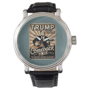  TRUMP 2024 Rocks COMEBACK TOUR Horloge