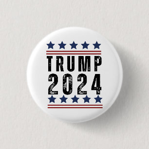 Trump 2024 ronde button 3,2 cm