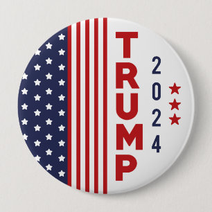 Trump 2024 ronde button 4,0 cm