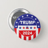 TRUMP 2024 RONDE BUTTON 5,7 CM (Voorkant /achterkant)