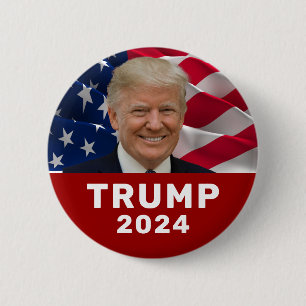 Trump 2024 ronde button 5,7 cm