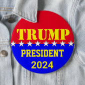TRUMP 2024 RONDE BUTTON 6,0 CM (In situ)