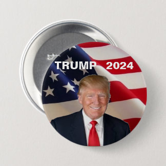 Trump 2024 ronde button 7,6 cm