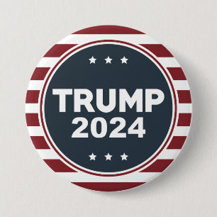 Trump 2024 ronde button 7,6 cm