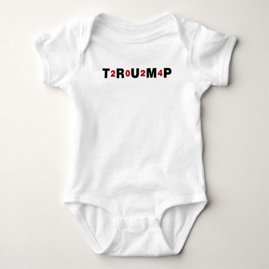 Trump 2024 Rood Romper (Voorkant)