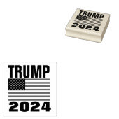 TRUMP 2024 RUBBER STAMP 	RUBBERSTEMPEL (Gestempeld)