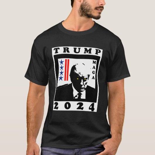 TRUMP 2024 RWB T-SHIRT (Voorkant)