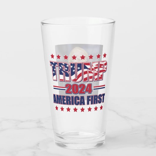 Trump 2024 Save America Glas (Achterkant)