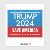 Trump 2024 Save America Graphic Sticker (Vel)
