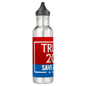 Trump 2024 Save America Graphic Waterfles (Links)