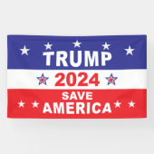 TRUMP 2024 SAVE AMERICA SPANDOEK (Horizontaal)