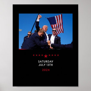 Trump 2024 schieten op Trump Rally in Pennsylvania Poster