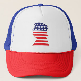 Trump 2024 Silhouet Trucker Pet