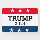 Trump 2024 spandoek (Horizontaal)