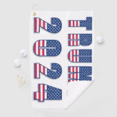 Trump 2024 Stars and Stripes Golfhanddoek (Insitu)
