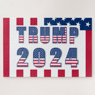 Trump 2024 Stars and Stripes Legpuzzel