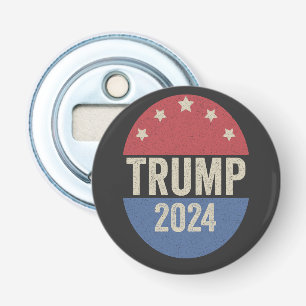 Trump 2024 Stem opnieuw Grappige verkiezing Trump Button Flesopener