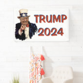TRUMP 2024 STEMMING RED WAVE POLITICAL SPANDOEK (Insitu)