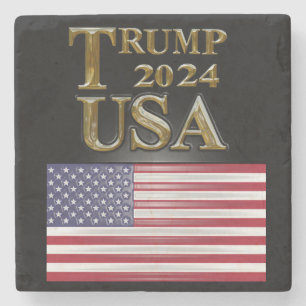 TRUMP 2024 STENEN ONDERZETTER