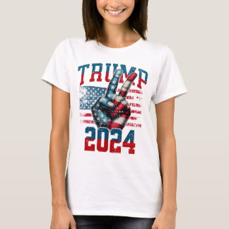 Trump 2024 T-shirt voor meisjes