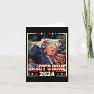 Trump 2024 Take America Back Daddys Home Trump Pin Kaart