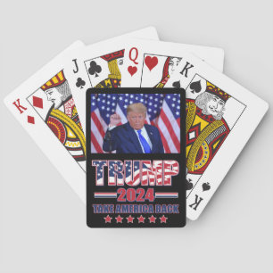 trump 2024 Take America Back Pokerkaarten