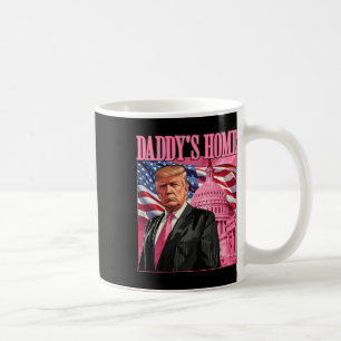 Trump 2024 Take America CK Daddy's Home Trump Pink Koffiemok