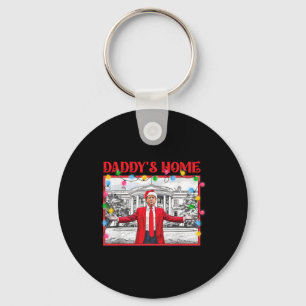 Trump 2024 Take America CK Daddy's Home Trump Pink Sleutelhanger