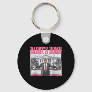 Trump 2024 Take America CK Daddy's Home Trump Pink Sleutelhanger