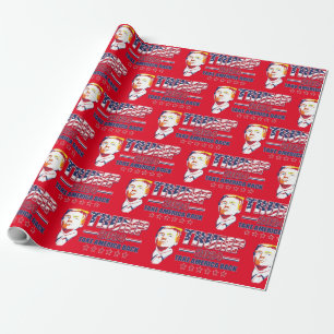 Trump 2024 Take America Nack Cadeaupapier