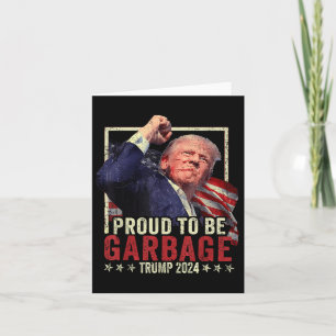 Trump 2024 Trots op vuilnisstem Trump President Kaart