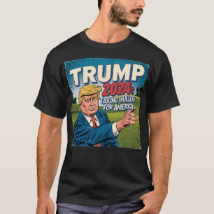 Trump 2024 trotseert de kogels voor Amer T-shirt