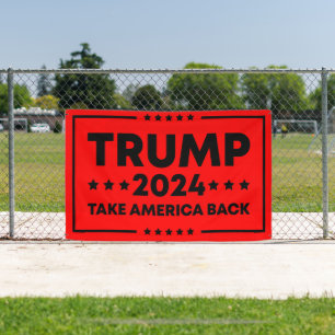 Trump 2024 Trump neemt Amerika terug Spandoek