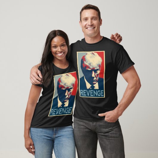 Trump 2024 Ultieme Mugshot stijl WRAAK Shirt (Unisex)