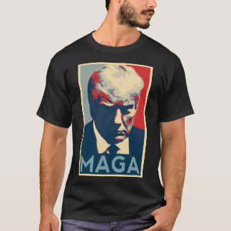 Trump 2024 Ultieme Mugshot Style MAGA Shirt
