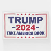 Trump 2024 Verkiezing Amerika Spandoek (Horizontaal)