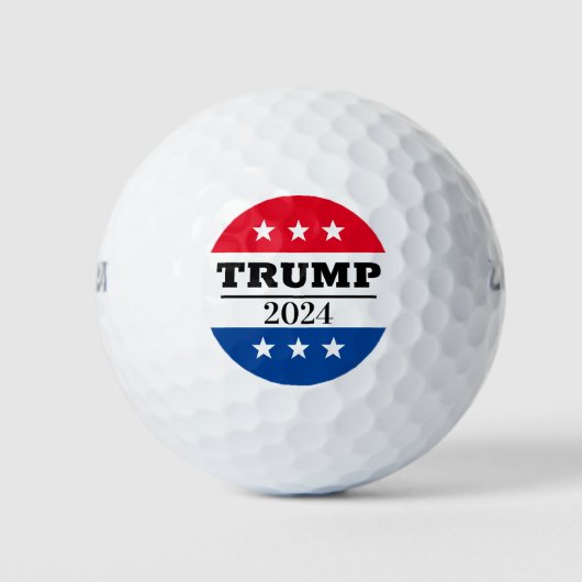 TRUMP 2024 Verkiezing Golfballen (Voorkant)