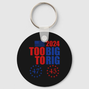 Trump 2024 Verkiezing Te Groot Om Te Koken Conserv Sleutelhanger